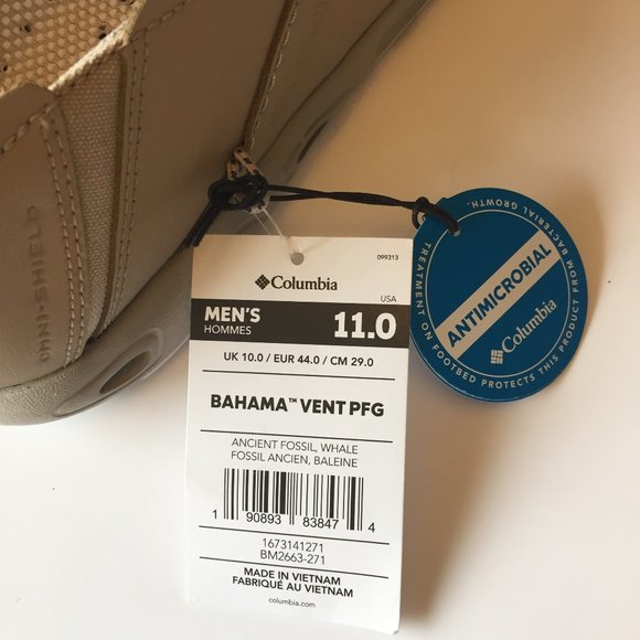 Columbia PFG Bahama Vent Slip-on Shoes/Canvas, 11 - Picture 9 of 15